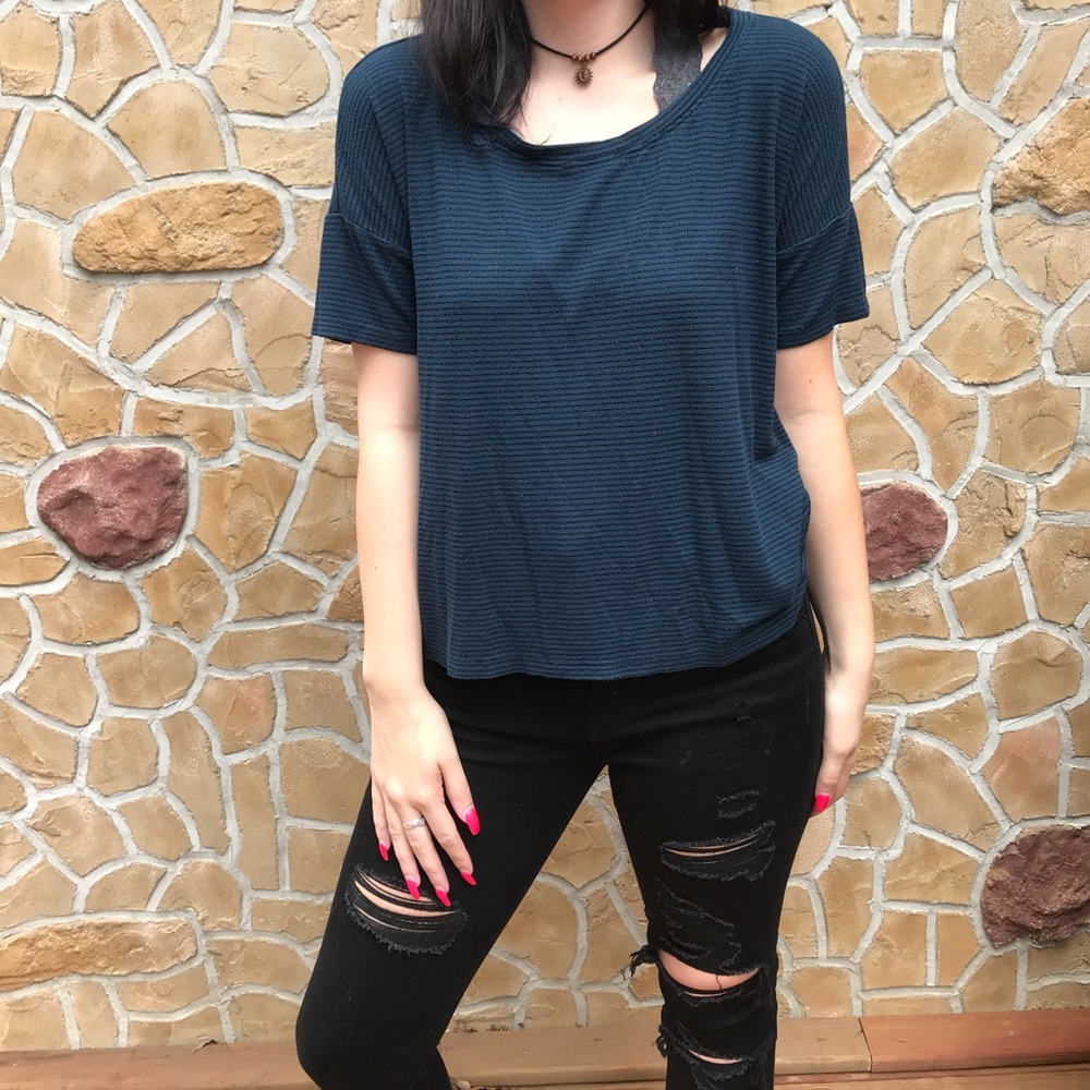 Blue Striped Shirt